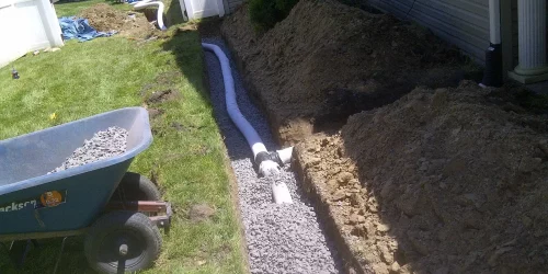 French Drains, Lawn Drainage Solutions, Drain Tile